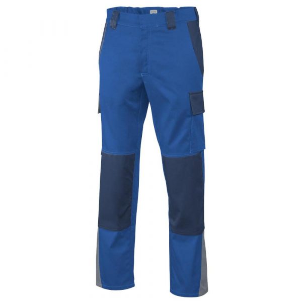 teamdress Ecorover Safety Bundhose mit Störlichtbogenklasse 1 und Chemikalienschutz in Marine Blau